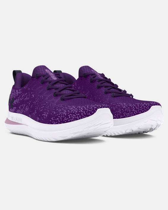 Women's UA Velociti 3 International Women's Day Running Shoes in Purple image number 3